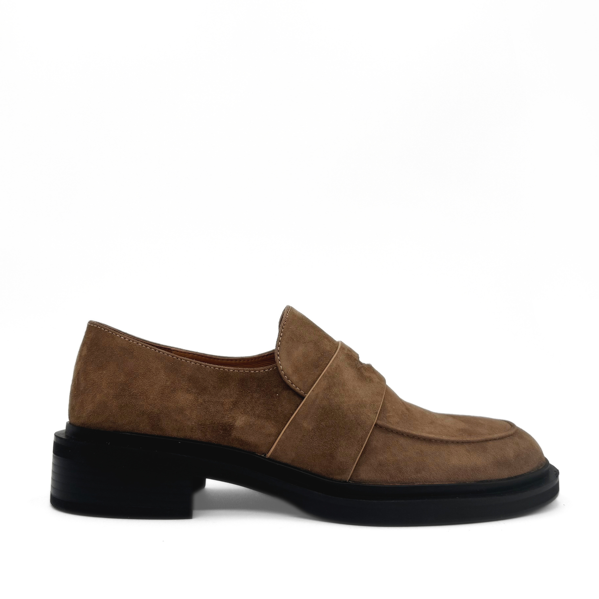 Drew Chunky Suede Loafers