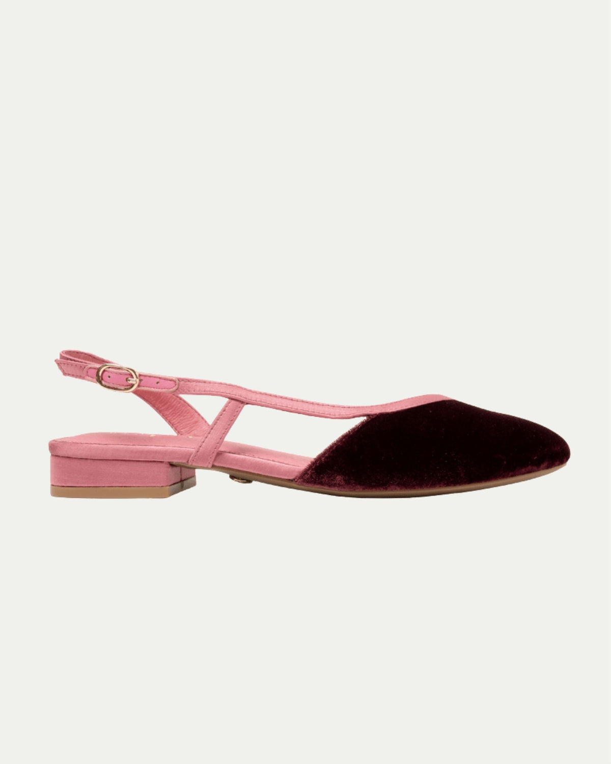 HEIDI - BURGUNDY PINK SLINGBACK