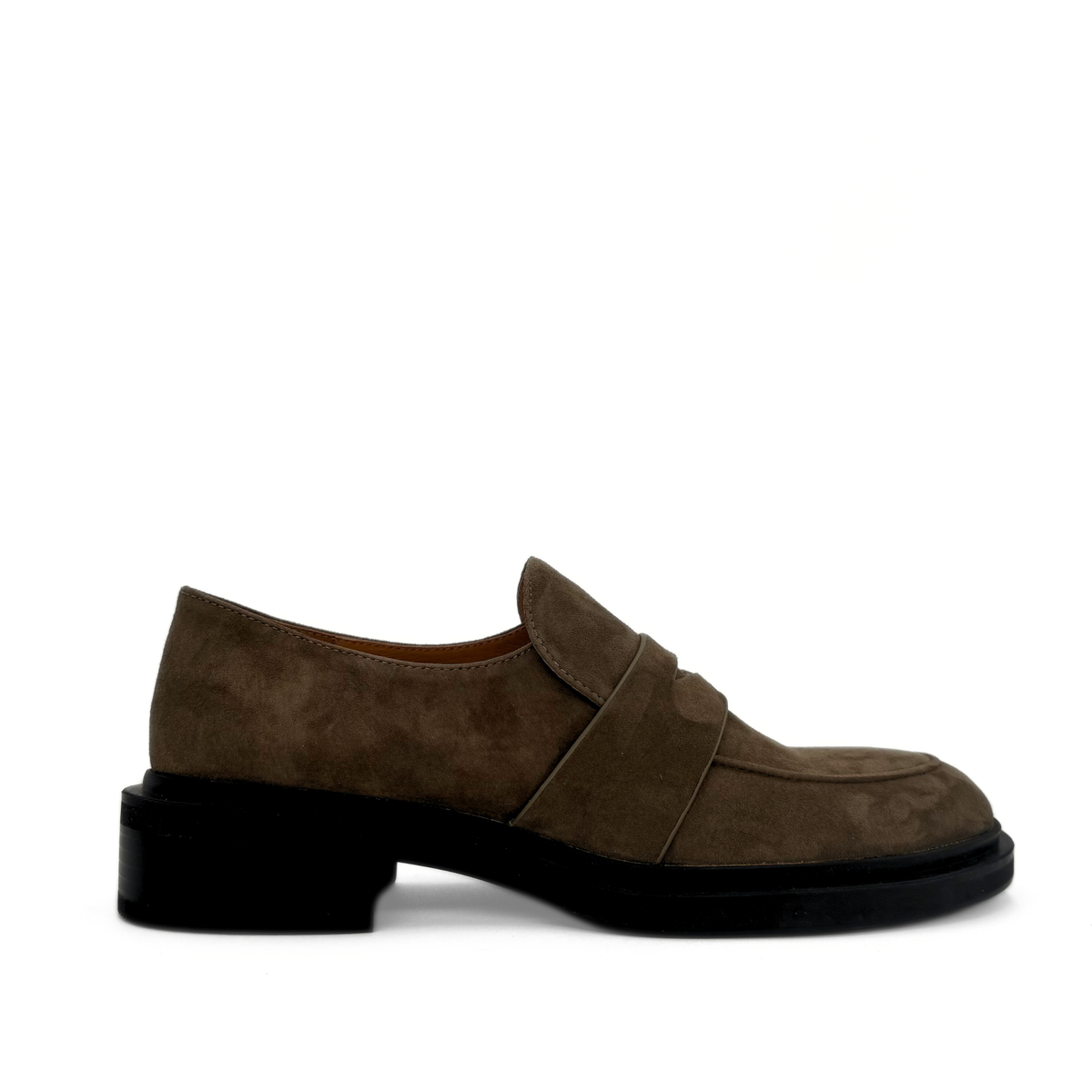 Drew Chunky Suede Loafers