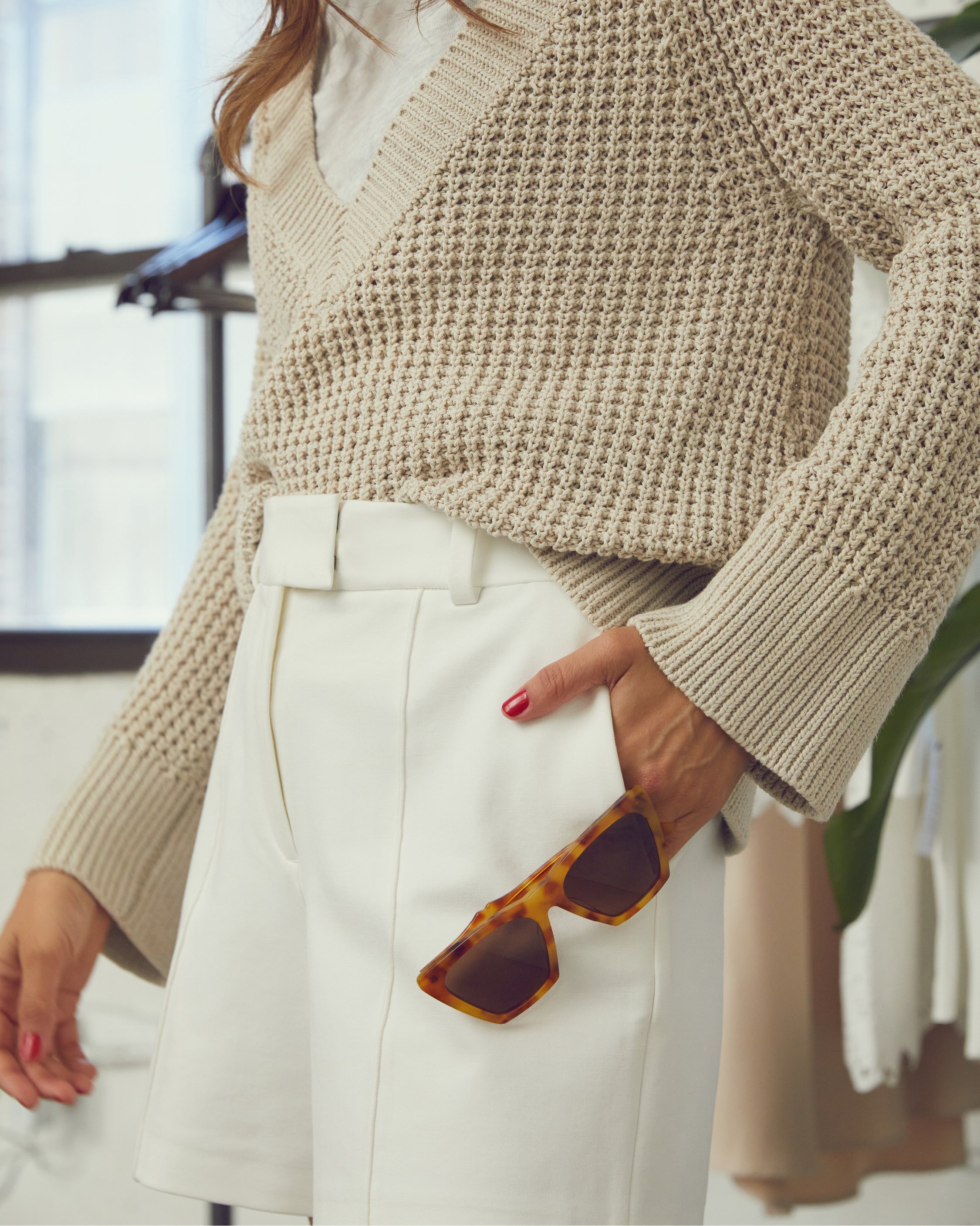 Lauren Shorts in Ivory