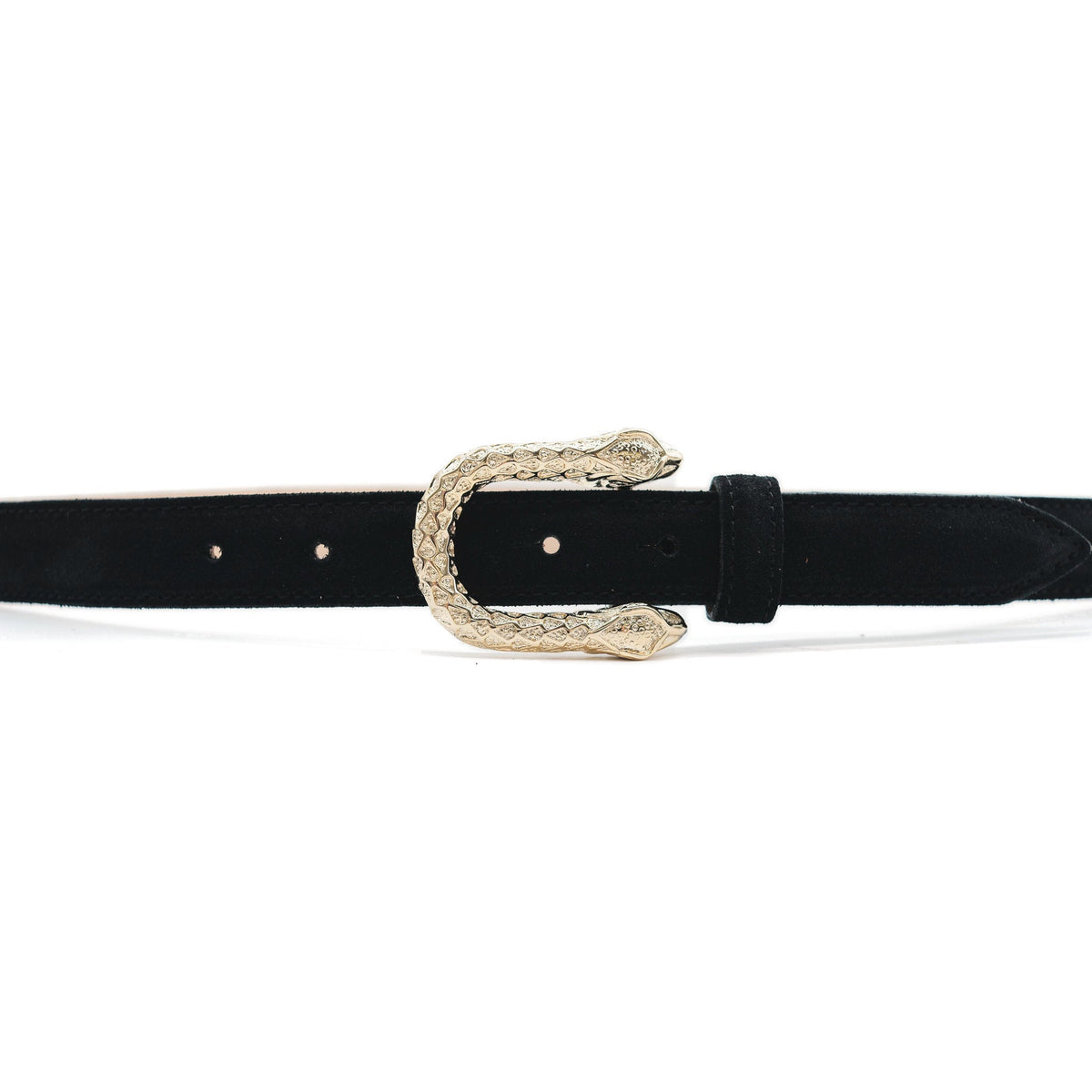 Petra Belt - Black Suede