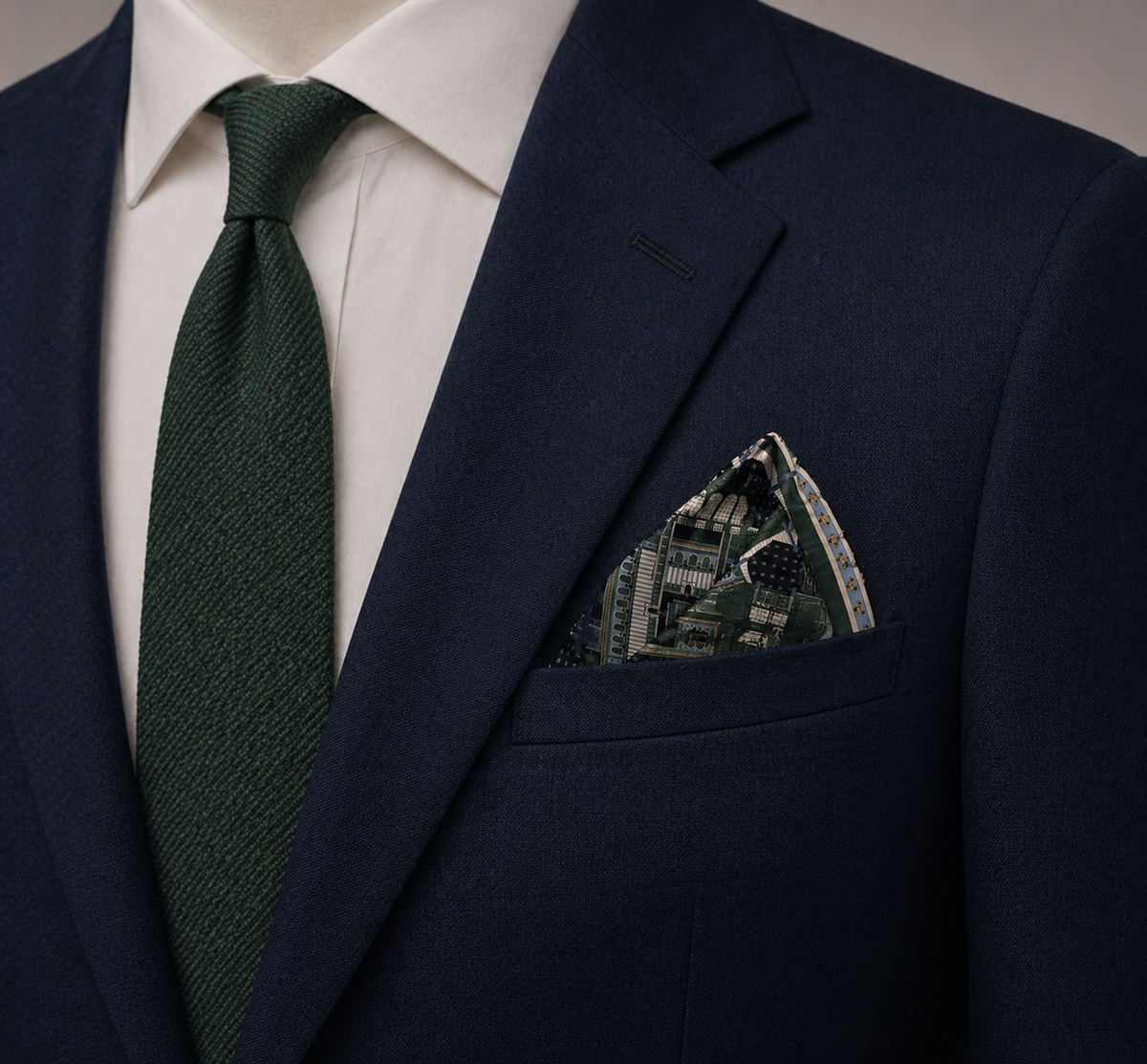 THE MANHATTAN POCKET SQUARE | GREEN