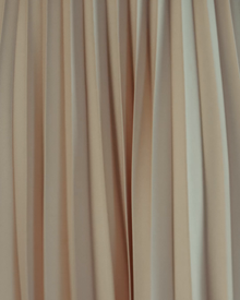 Marilyn Accordion-Pleated Maxi Skirt in Dusty Rose