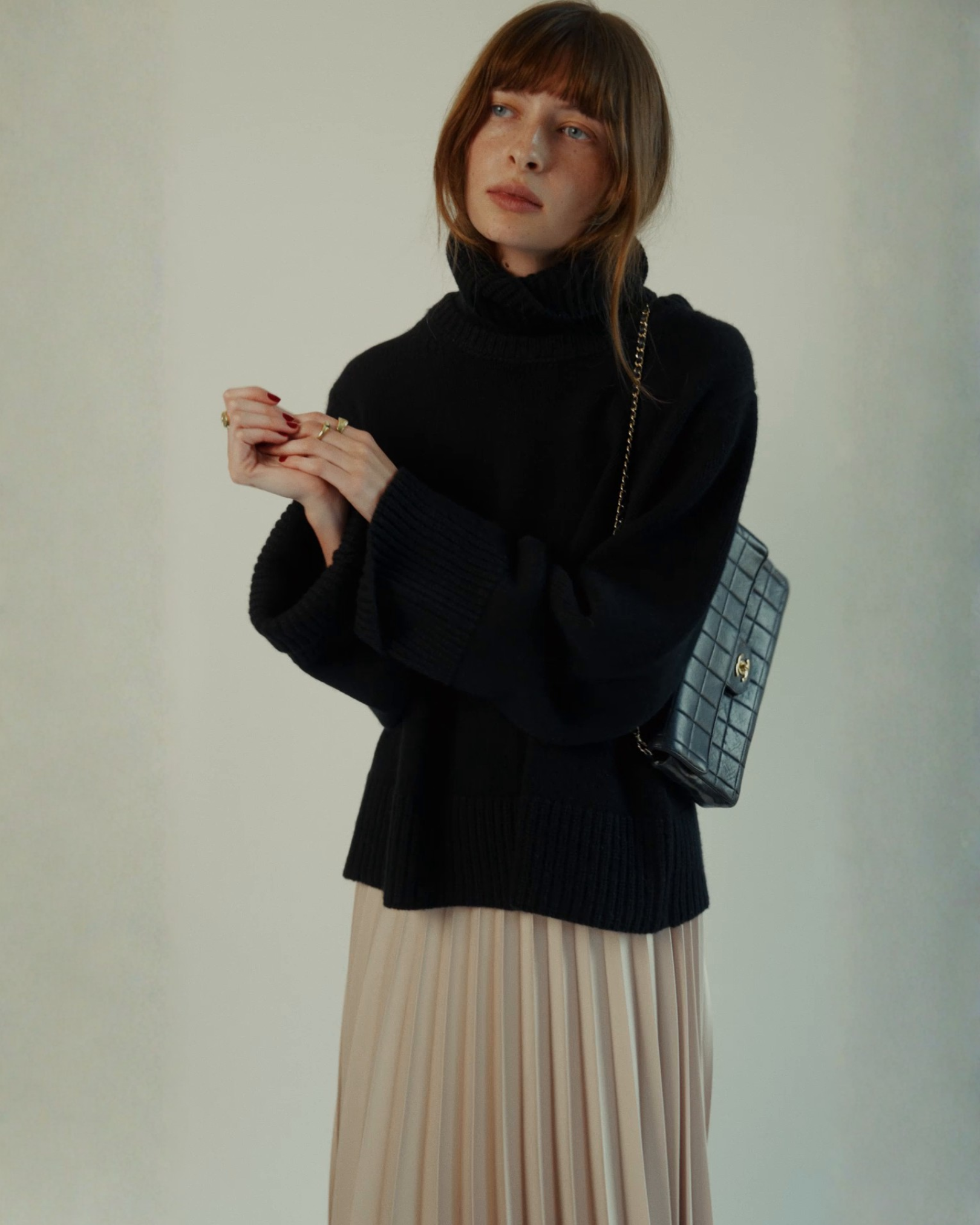 Gloria Convertible Sweater in Black