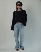 Gloria Convertible Sweater in Black