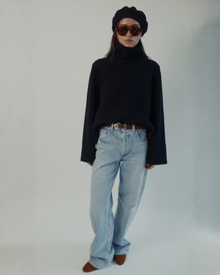 Gloria Convertible Sweater in Black