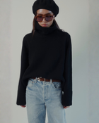 Gloria Convertible Sweater in Black