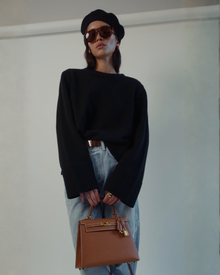 Gloria Convertible Sweater in Black