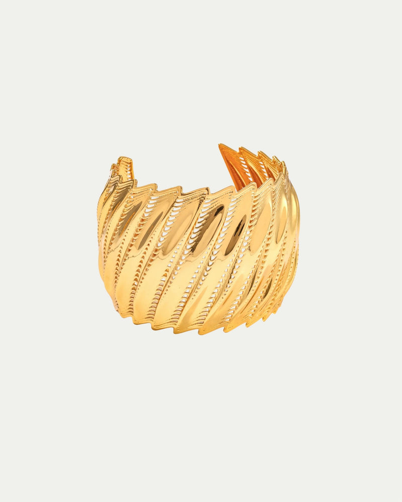 Flow Edgy Cuff Bracelet