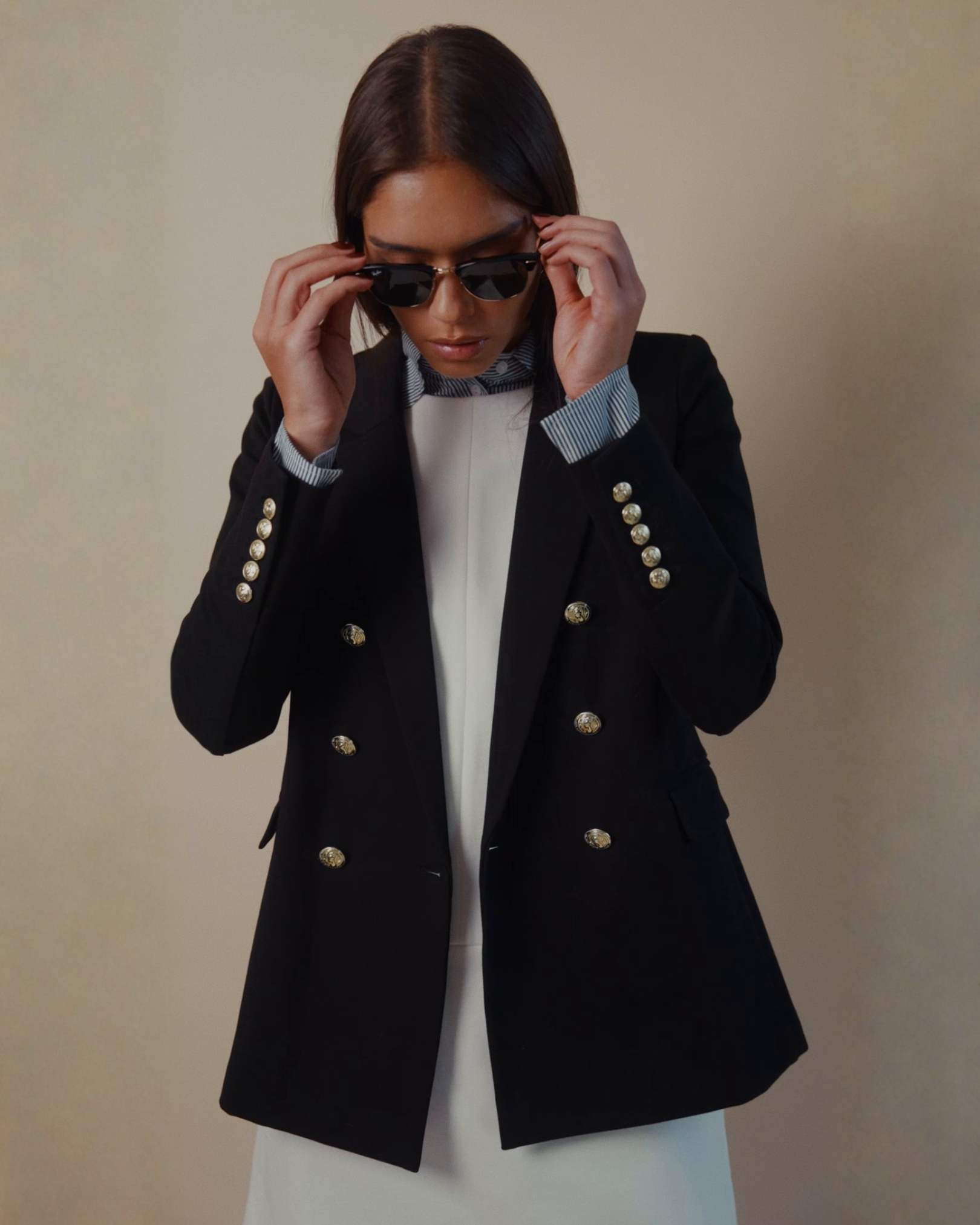 Twiggy Sleeveless Shift Dress Ivory