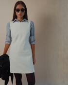 Donna Button-Down Shirt in Blue & White Stripe