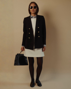 Twiggy Sleeveless Shift Dress Ivory