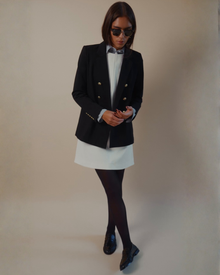 Twiggy Sleeveless Shift Dress Ivory