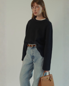 Gloria Convertible Sweater in Black