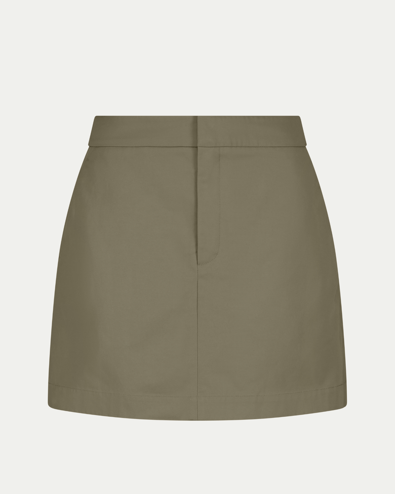 Mary Mini Skirt in Stone Sage