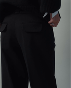 Beverly Long Wide-leg Pant in Black