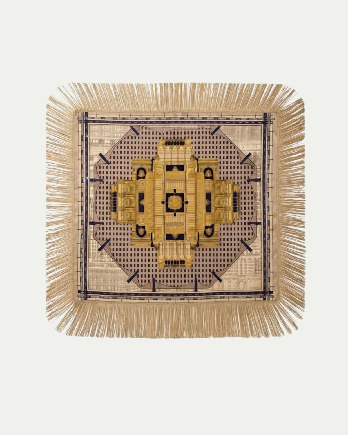 THE MANHATTAN FRINGE SCARF