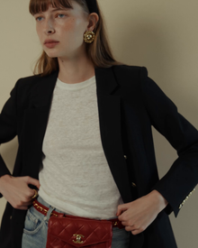 James Linen Crew-Neck Tee