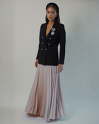 Katharine Double-Breasted Blazer in Black