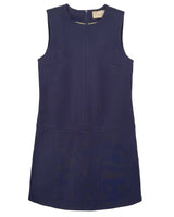 Twiggy Sleeveless Shift Dress in Navy