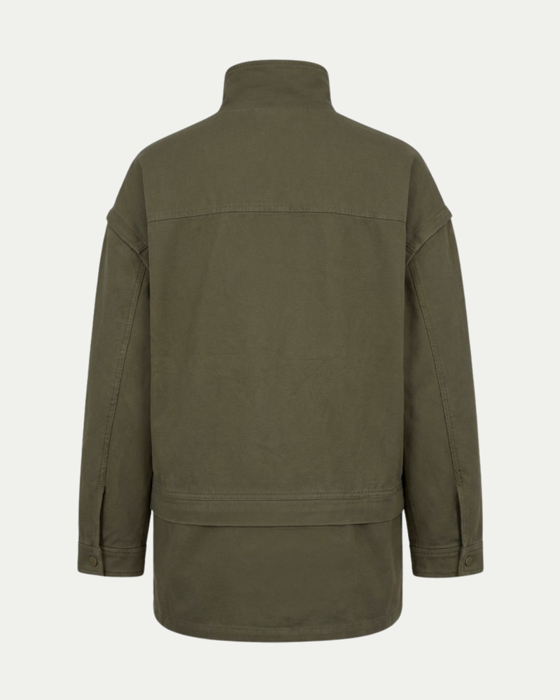 Marlene Convertible Jacket in Army Green