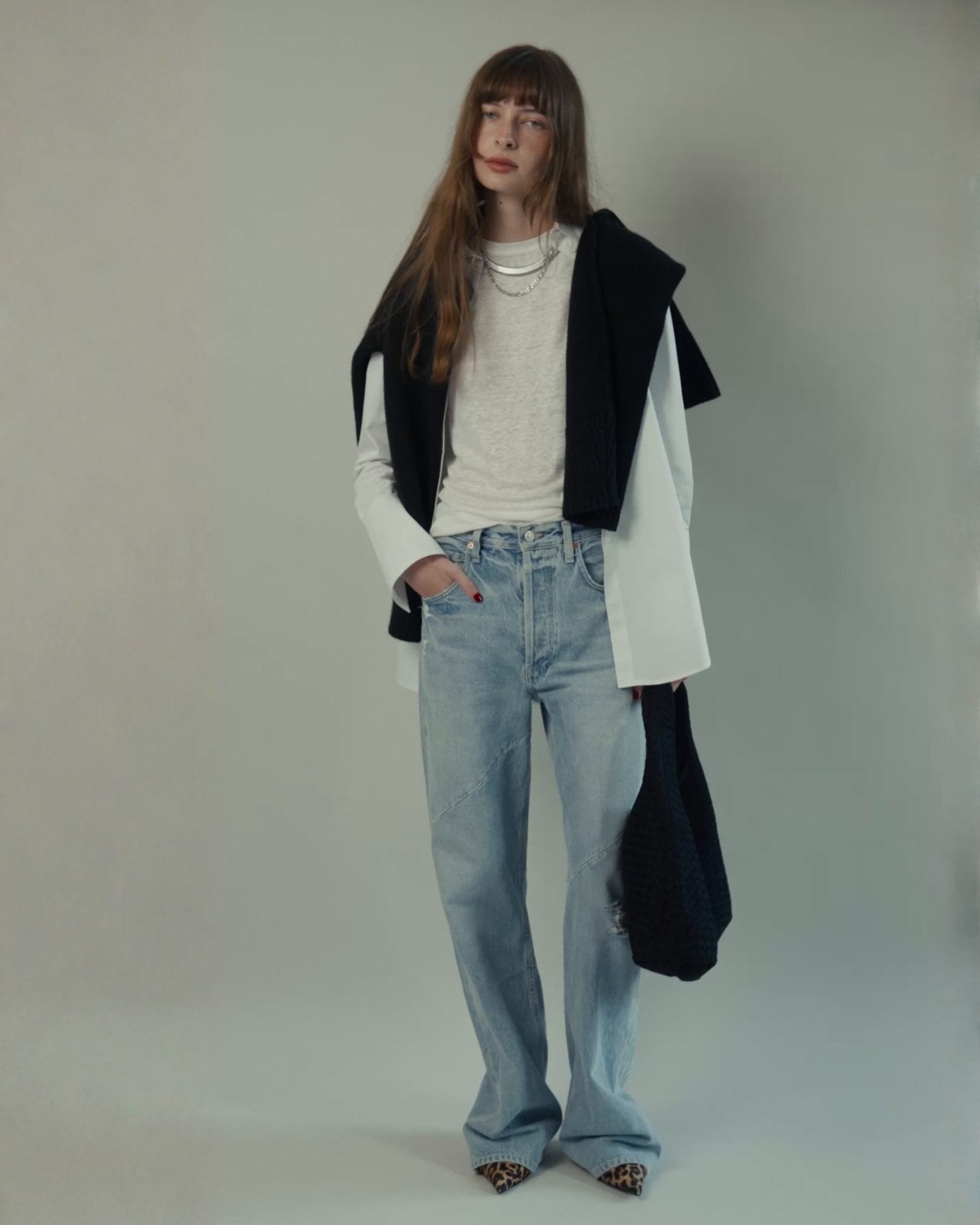 James Linen Crew-Neck Tee