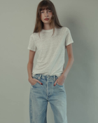 James Linen Crew-Neck Tee