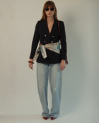 Katharine Double-Breasted Blazer in Black