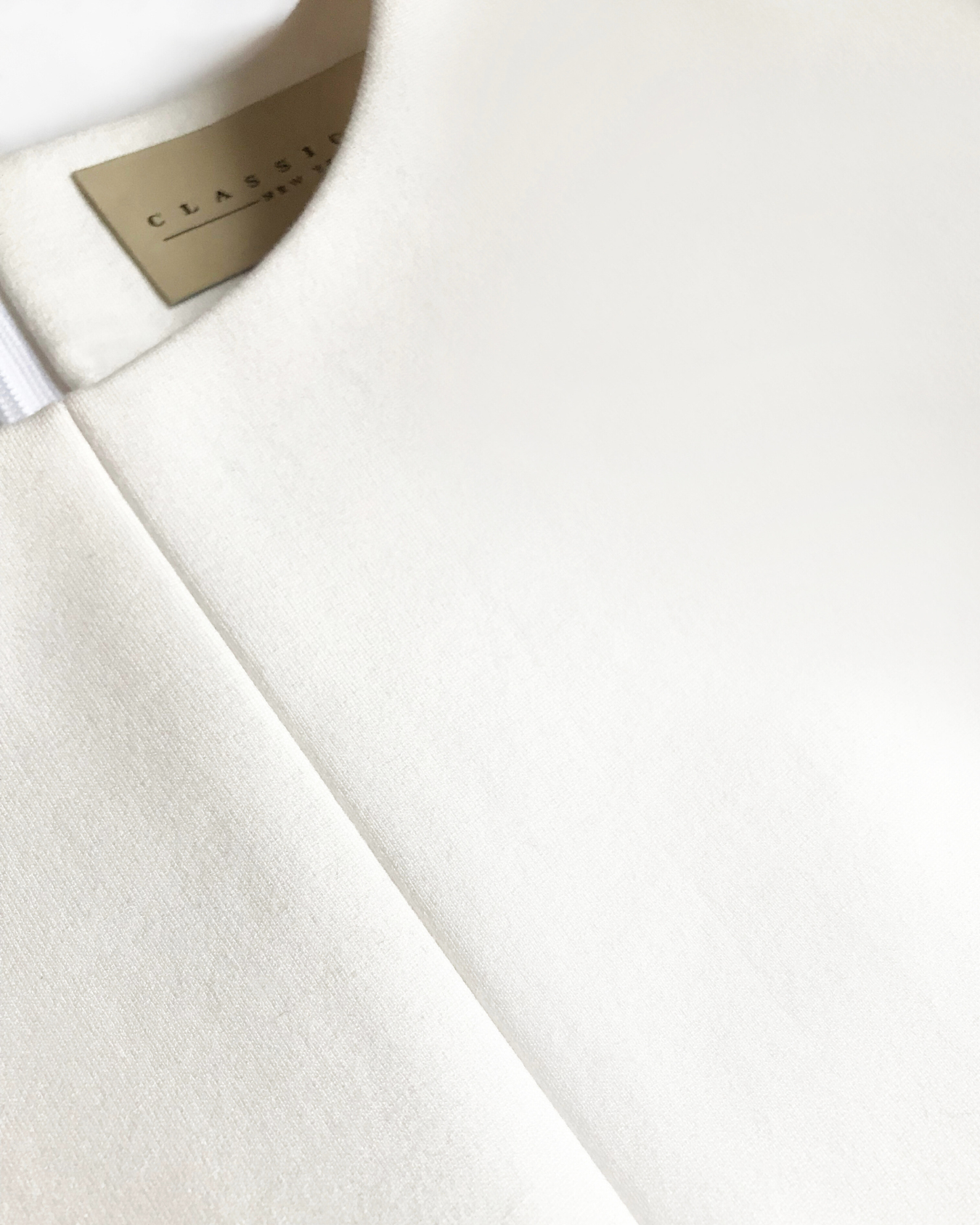 Twiggy Sleeveless Shift Dress Ivory