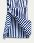 Donna Button-Down Shirt in Blue & White Stripe