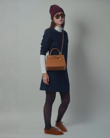 Twiggy Shift Dress in Navy