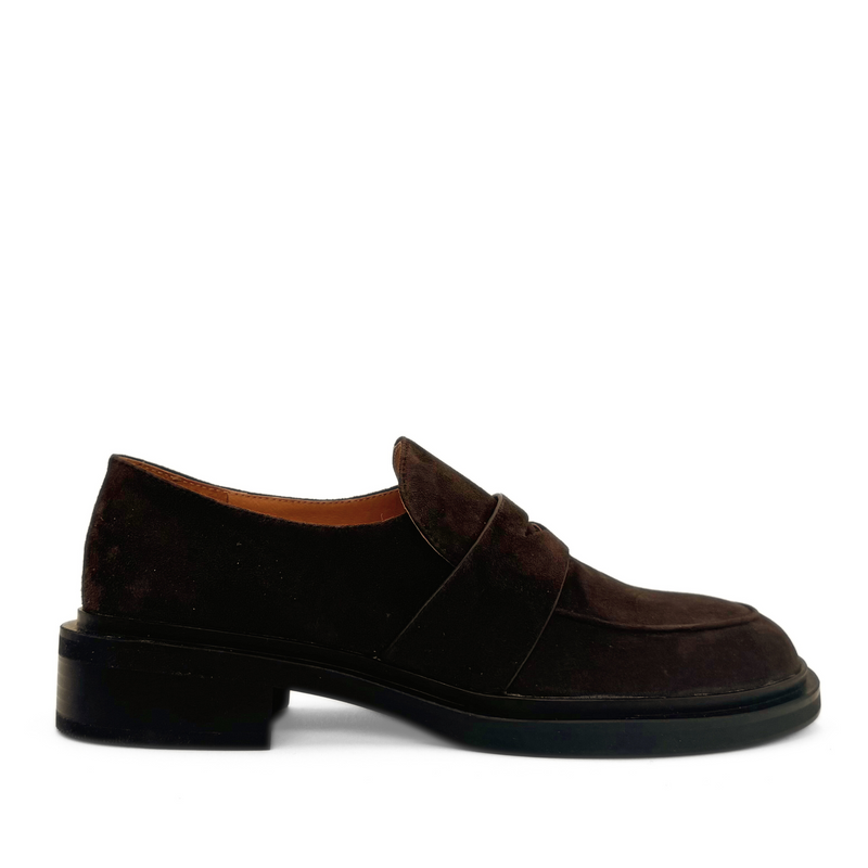 Drew Chunky Suede Loafers
