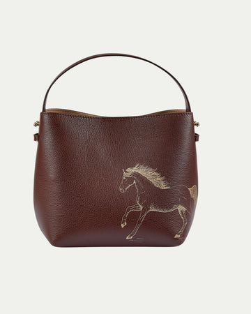 Graceful Horse Selena Bucket Bag