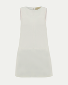 Twiggy Sleeveless Shift Dress Ivory