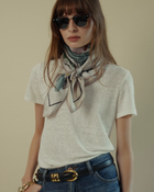 James Linen Crew-Neck Tee