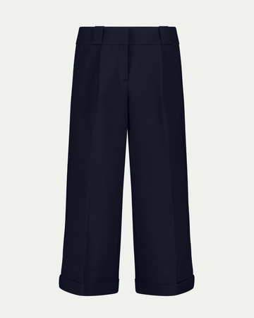 Beverly Wide-leg Pant in Navy