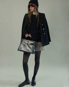 Katharine Double-Breasted Blazer in Black