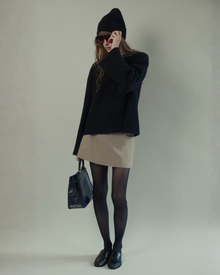 Mary Mini Skirt in Stone Sage