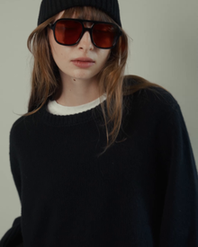 Gloria Convertible Sweater in Black