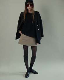 Mary Mini Skirt in Stone Sage