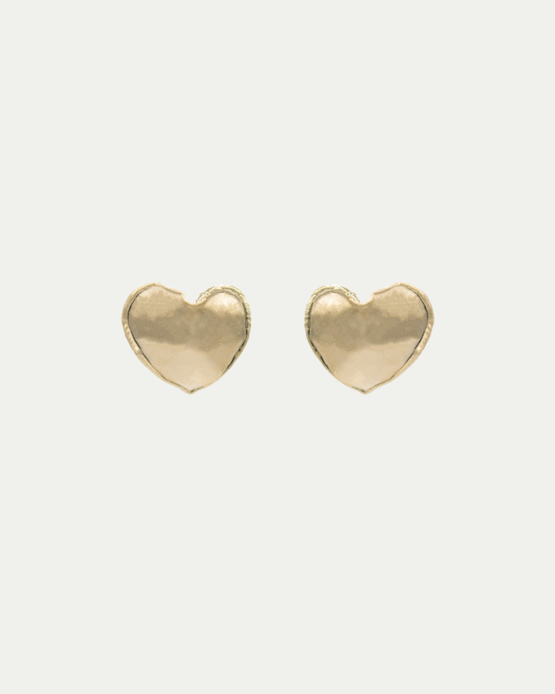 Amalfi Stud Heart Earrings