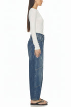 HIGH RISE RELAXED BARREL JEANS