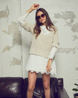 Brigitte Linen Sweater