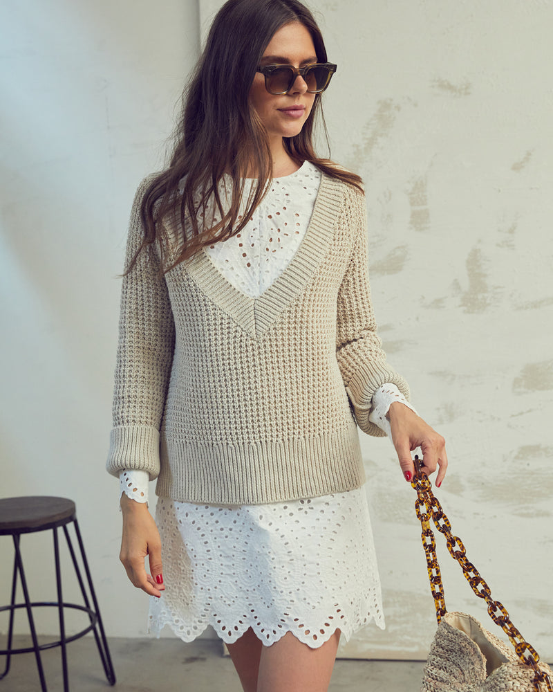 Brigitte Linen Sweater