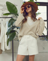 Brigitte Linen Sweater