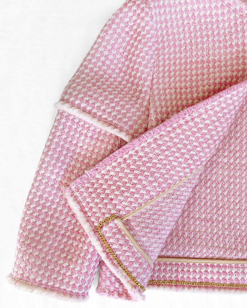 Gabrielle Convertible Box Jacket in Pink