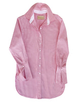 Donna Button-Down Shirt in Pink Stripe