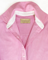 Donna Button-Down Shirt in Pink Stripe