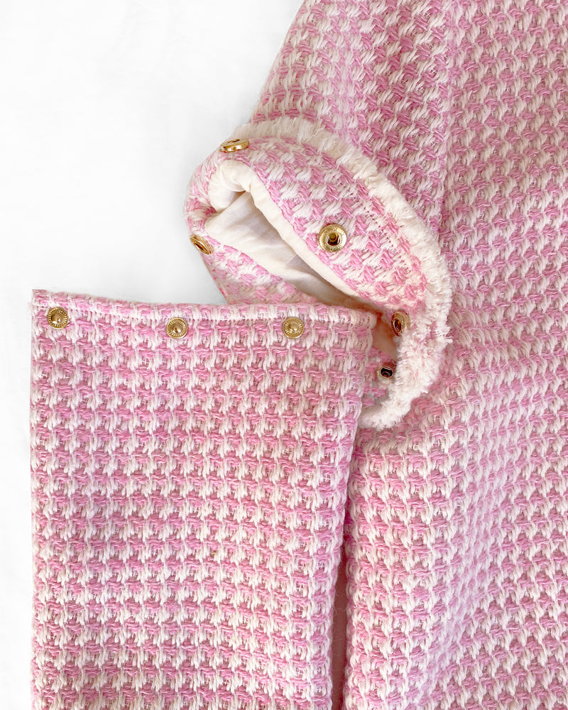 Gabrielle Convertible Box Jacket in Pink