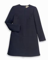 Twiggy Shift Dress in Navy